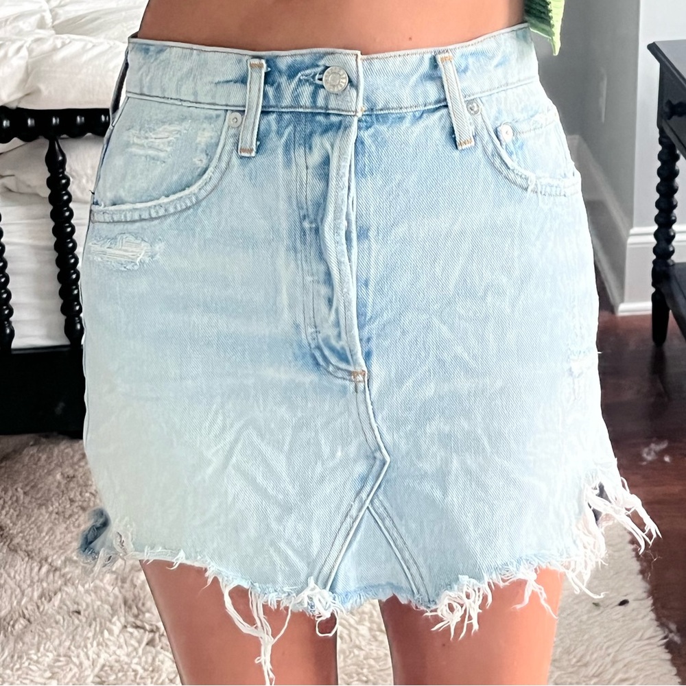Agolde denim skirt
